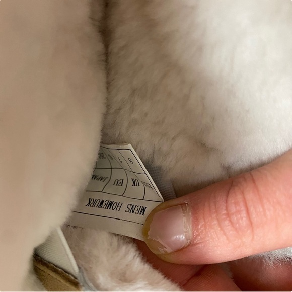 NWOT Australia luxe collective homework suede men boots shearling size US8 - Picture 13 of 13